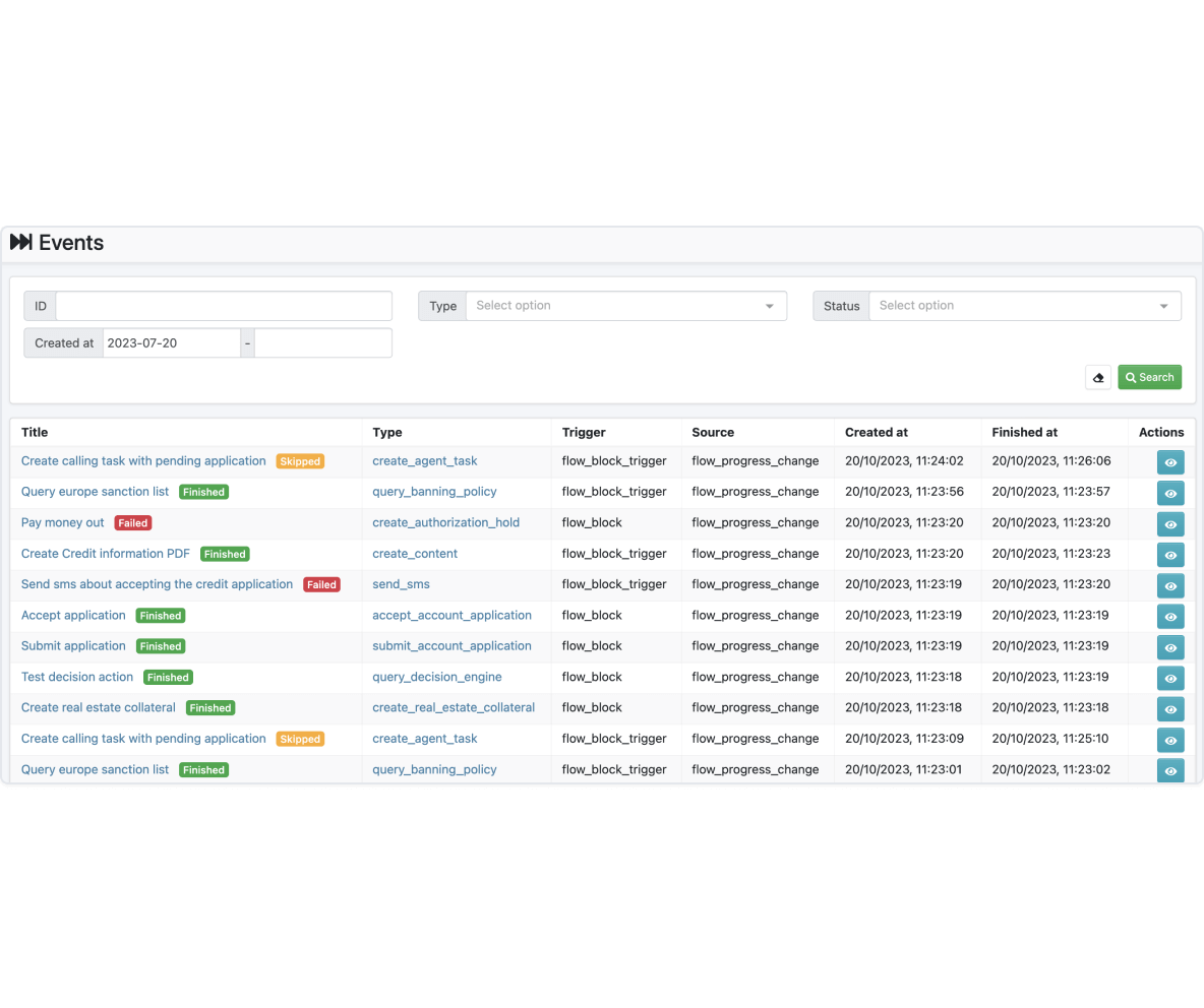 Payments, reports, and communications