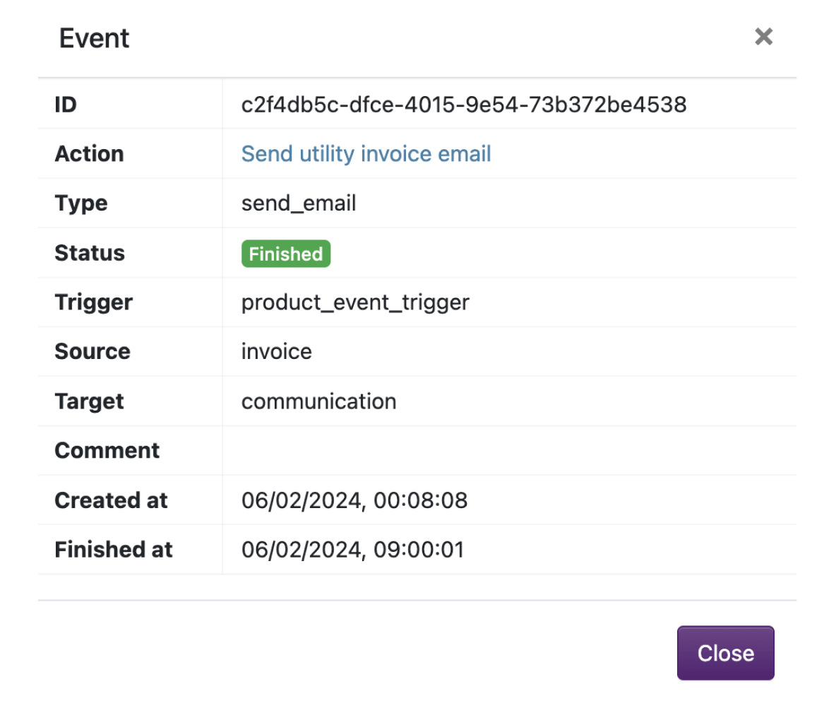 Payments, reports, and communications